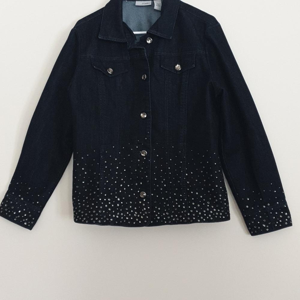 Chic's Rhinestone Jean Jacket